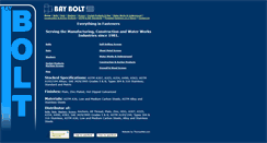 Desktop Screenshot of baybolt.com